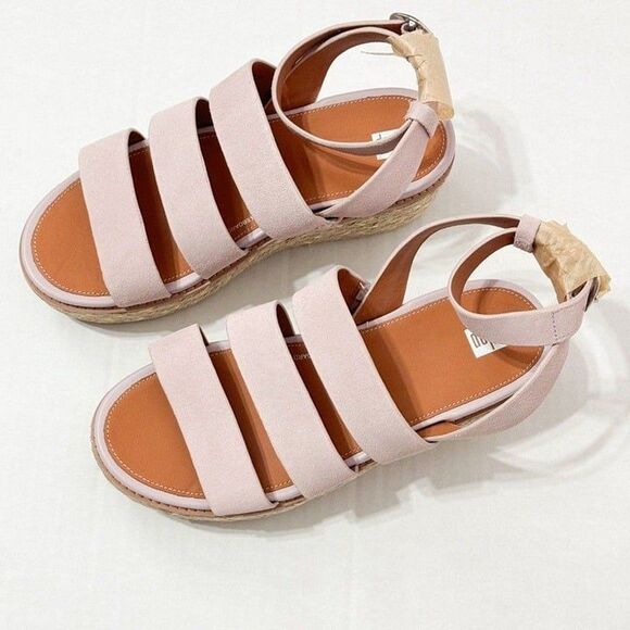 Fitflop Shoes - FITFLOP NWB Sz 8 Soft Lilac Suede Eloise Strappy Espadrille Wedge Sandals